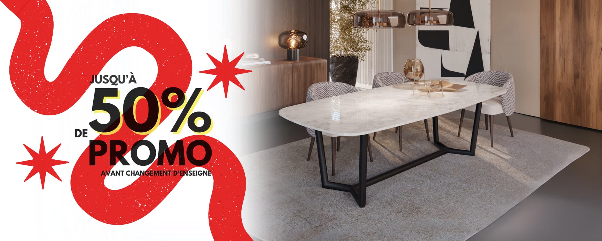 Table Roc de la collection Moma - Meuble design haut de gamme
