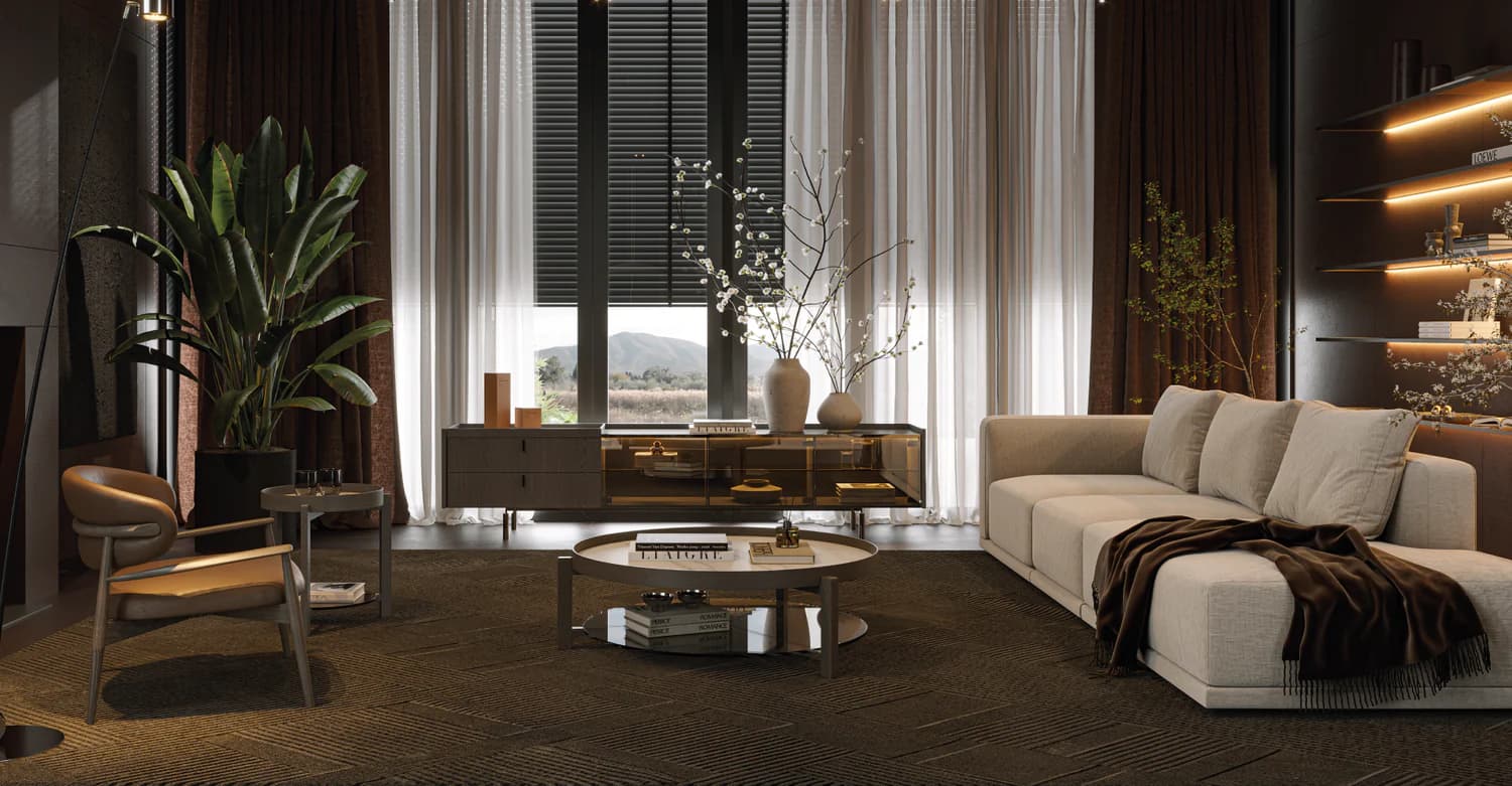 Showroom Meublena Herblay avec mobilier de luxe